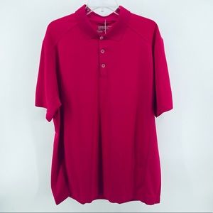 Nike GOLF Tour Performance Dri Fit NWT Pink Men's Size Large Collard Polo 509157